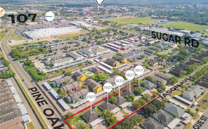 Pictures of Multifamily property located at 1907 Jason Avenue, Edinburg, TX 78539 for sales - image #1