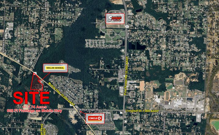 Pictures of Land property located at 7085 Mobile Hwy, Pensacola, FL 32526 for sales - image #1