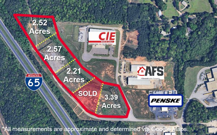 Pictures of Land property located at Interstate Commerce Park, Alabaster, AL 35007 for sales - image #1