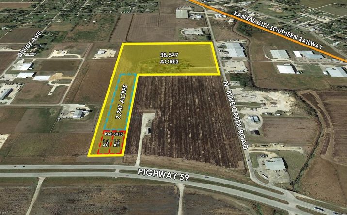 Pictures of Industrial, Mixed Use, Land property located at 1408 N Blue Creek Rd, El Campo, TX 77437 for sales - image #1
