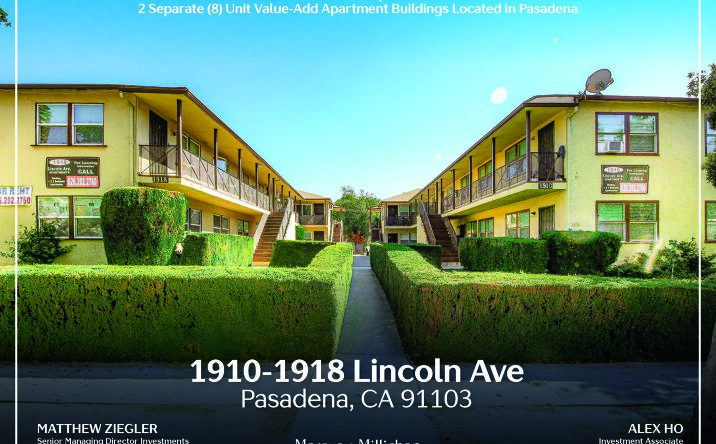 Pictures of Multifamily property located at 1910 Lincoln Ave, Pasadena, CA 91103 for sales - image #1