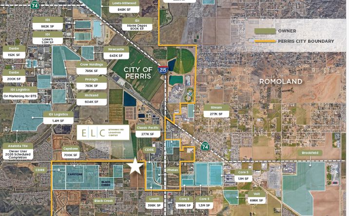 Pictures of Industrial property located at SWC Ethanac Rd & Evans Rd, Menifee, CA 92585 for sales - image #1