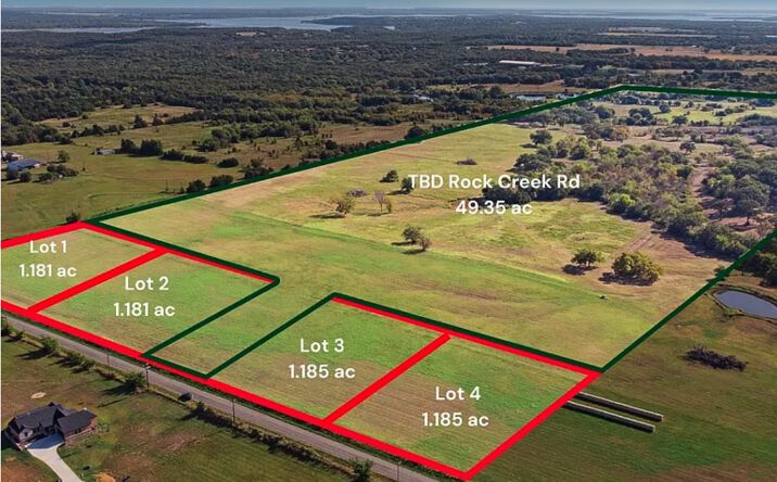 Pictures of Land property located at 638 Rock Creek Rd, Gordonville, TX 76245 for sales - image #1