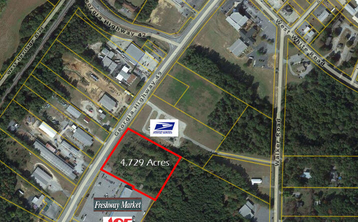Pictures of Land property located at Highway 49 S @ West White Road, Byron, GA 31008 for sales - image #1