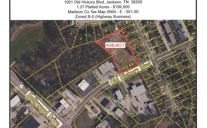 Pictures of Land property located at 1001 Old Hickory Boulevard, Jackson, TN 38305 for sales - image #1