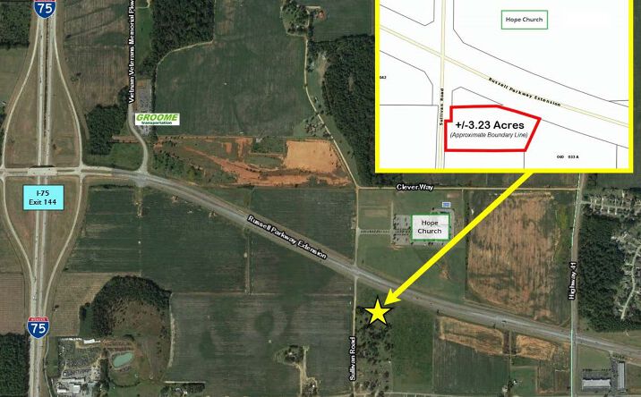 Pictures of Land property located at Russell Parkway Extension @ Sullivan Road, Warner Robins, GA 31088 for sales - image #1