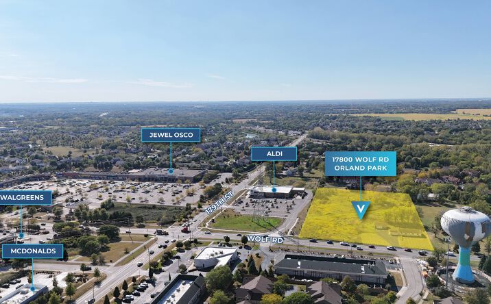 Pictures of Land property located at 17800 Wolf Rd, Orland Park, IL 60467 for sales - image #1