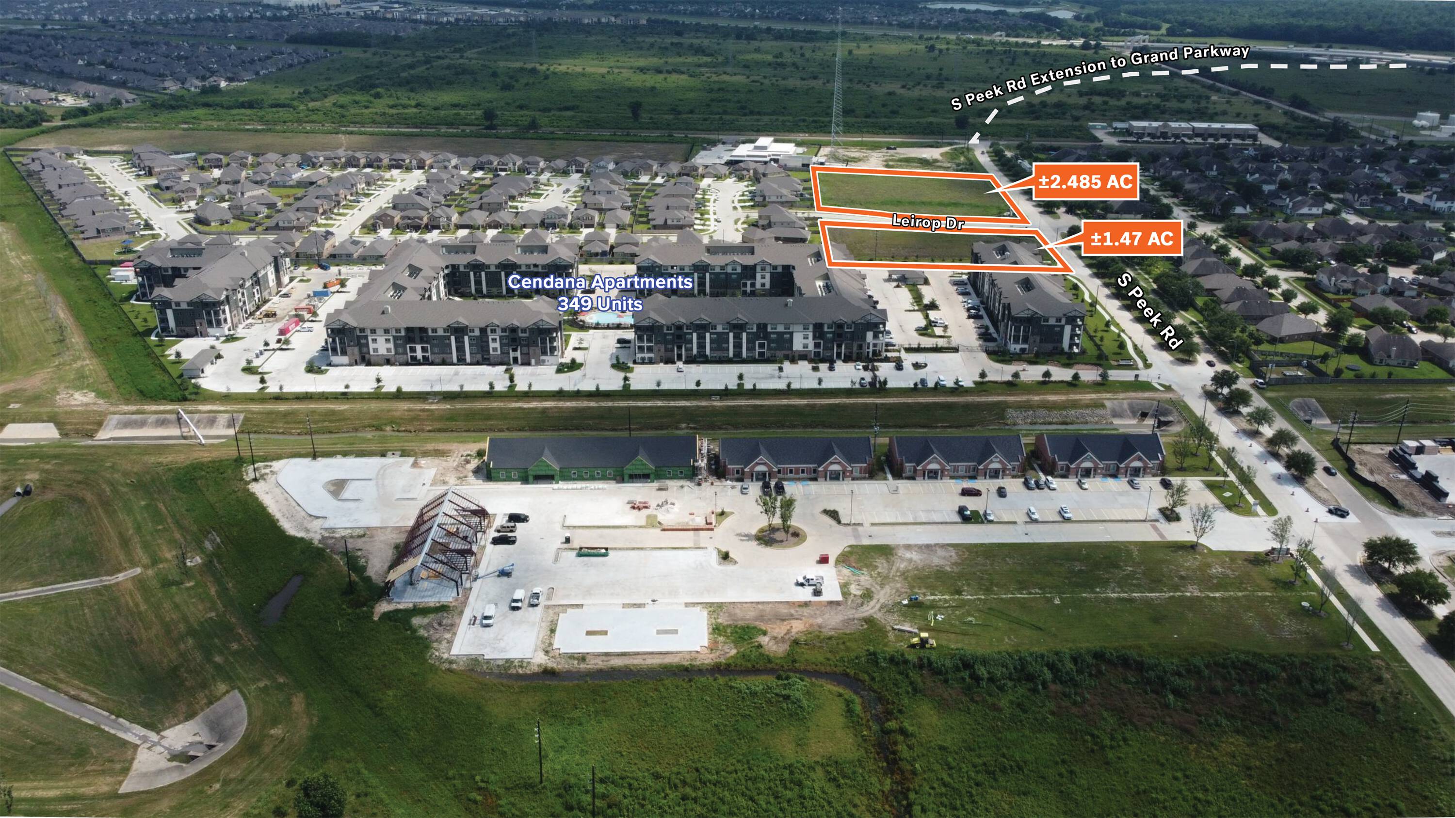 ±2.485 & ±1.47 AC Pad Sites For Sale or Ground Lease