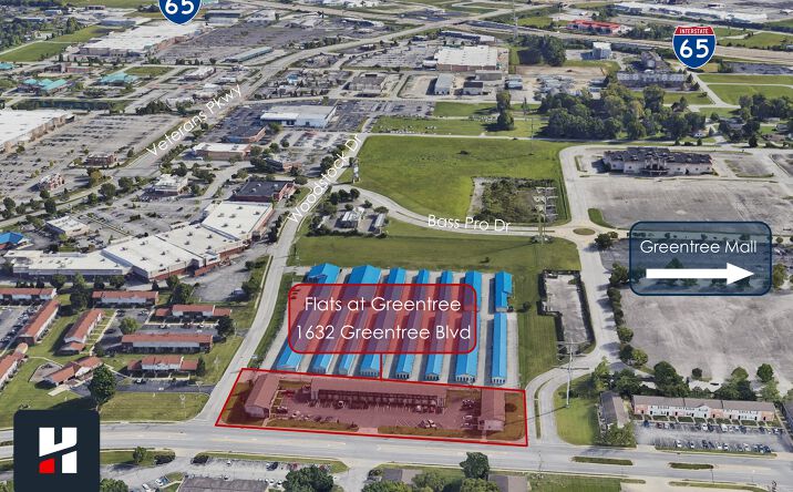 Pictures of Multifamily property located at 1632 Greentree Blvd, Clarksville, IN 47129 for sales - image #1