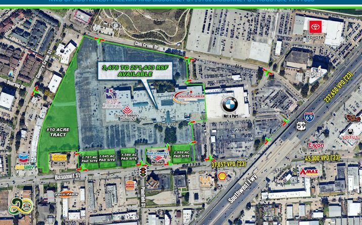 Pictures of Land property located at 9700 Bissonnet St, Houston, TX 77036 for sales - image #1