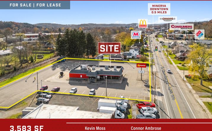 Pictures of Retail property located at 709 E Lincolnway, Minerva, OH 44657 for sales - image #1