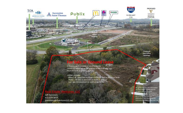 Pictures of Land property located at Blackman Rd, Murfreesboro, TN 37128 for sales - image #1