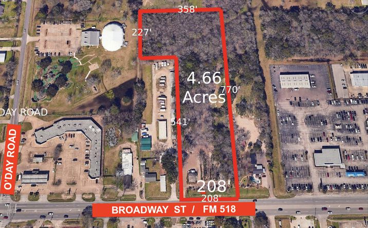 Pictures of Land property located at 5909 Broadway St, Pearland, TX 77581 for sales - image #1