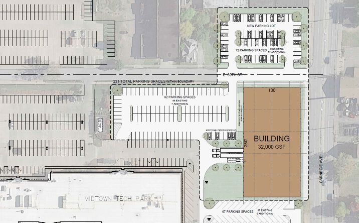 Pictures of Land, Office, Retail property located at 6811 Carnegie Ave, Cleveland, OH 44103 for sales - image #1