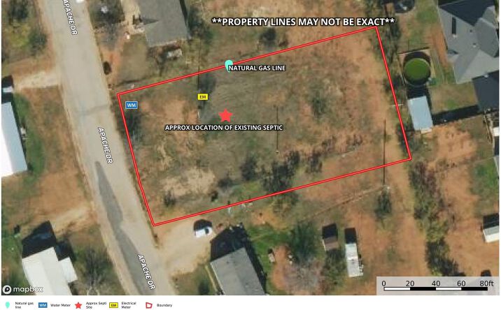 Pictures of Land property located at 110 Apache Rd, Tye, TX 79563 for sales - image #1