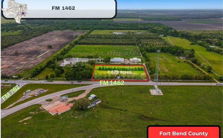 Pictures of Land property located at 00 FM 1462, Damon, TX 77430 for sales - image #1