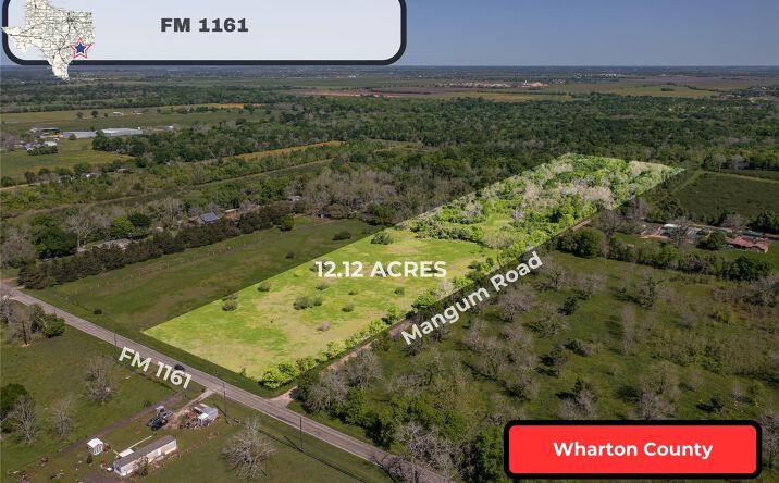Pictures of Land property located at Farm to Market Rd 1161 W, Hungerford, TX 77448 for sales - image #1