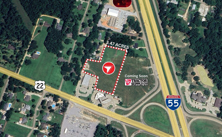 Pictures of Land property located at W I-55 Service Rd, Ponchatoula, LA 70454 for sales - image #1
