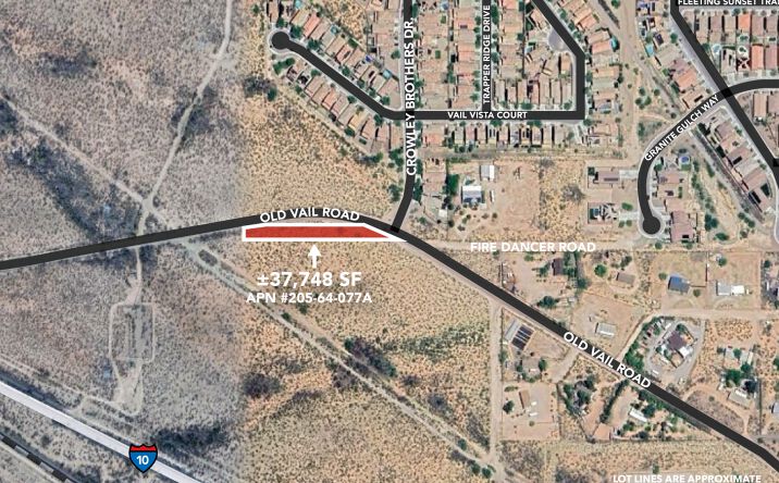 Pictures of Land property located at SWC of Old Vail Rd and Crowley Brothers Dr, Tucson, AZ 85747 for sales - image #1