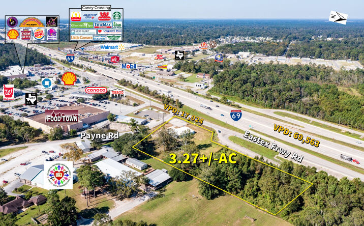 Pictures of Land, Office, Retail property located at 19969 US-59, New Caney, TX 77357 for sales - image #1