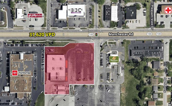 Pictures of Retail property located at 14660 Manchester Road, Ballwin, MO 63011 for sales - image #1
