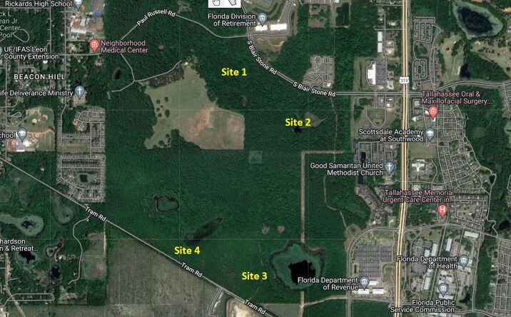 Pictures of Land property located at S Blair Stone and Tram Rd., Tallahassee, FL 32301 for sales - image #1