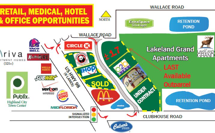 Pictures of Land property located at Clubhouse Road, Lakeland, FL 33812 for sales - image #1
