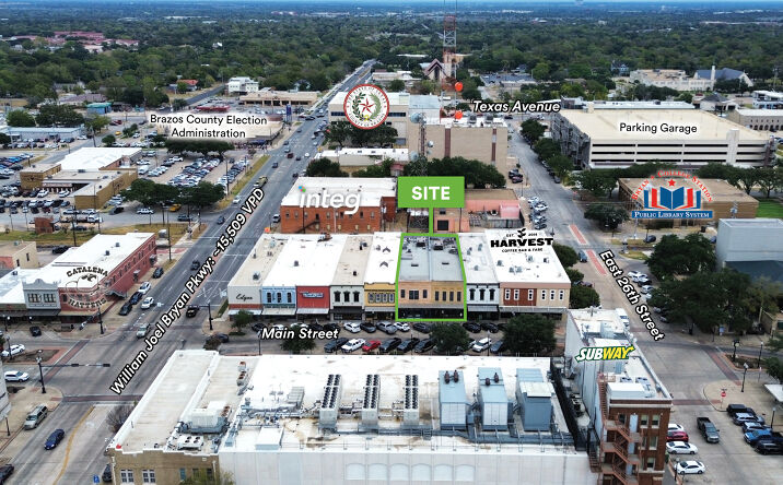 Pictures of Retail property located at 107 & 109 N Main St, Bryan, TX 77803 for sales - image #1
