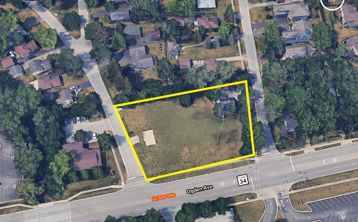 Pictures of Land, Mixed Use, Office, Retail property located at 800 Ogden Ave, Lisle, IL 60532 for sales - image #1
