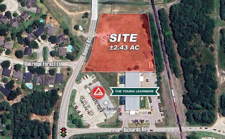Pictures of Land property located at NEQ of Hanna Rd & Richards Rd, The Woodlands, TX 77386 for sales - image #1