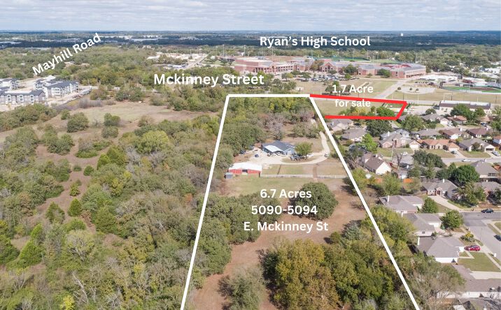 Pictures of Land, Mixed Use, Multifamily property located at 5090 E McKinney St, Denton, TX 76208, 5094 E McKinney St, Denton, TX 76208 for sales - image #1