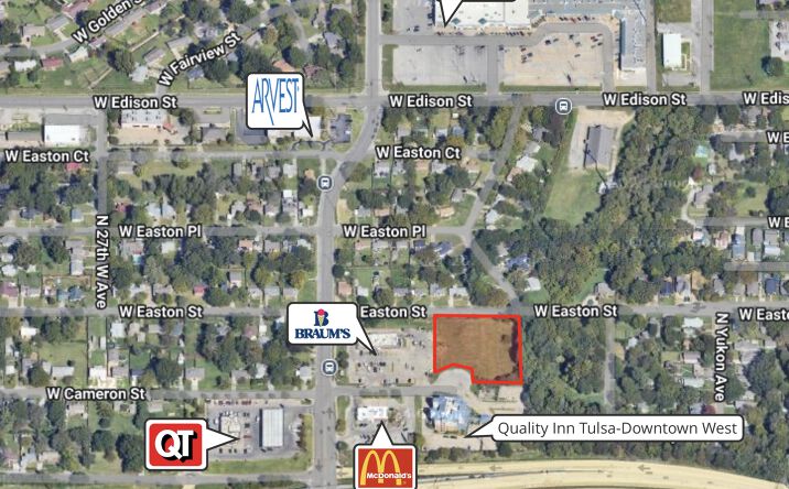 Pictures of Land property located at 2315 W Cameron St, Tulsa, OK 74127 for sales - image #1