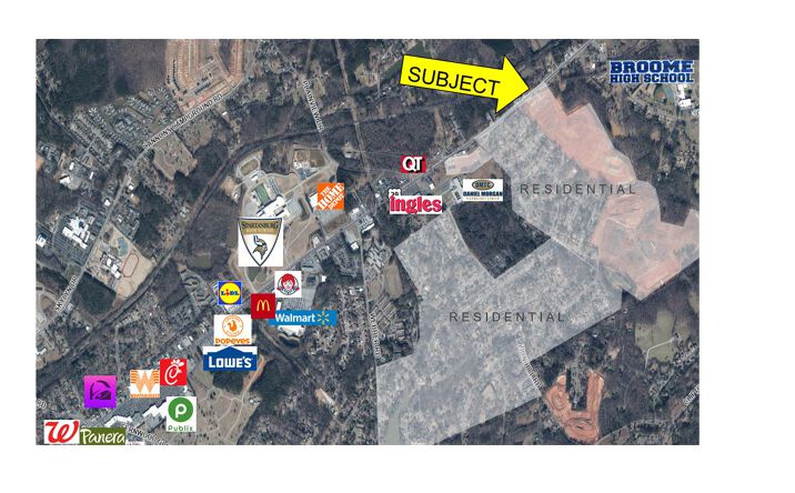 Pictures of Land property located at 2978-2980 E Main St, Spartanburg, SC 29307 for sales - image #1