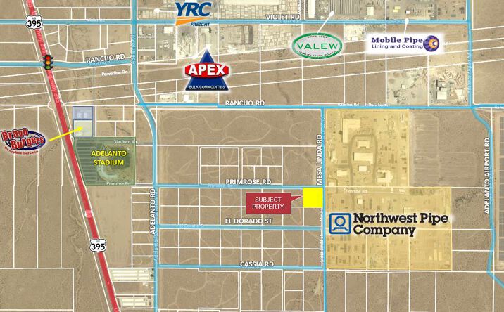 Pictures of Land property located at Primrose Rd, Adelanto, CA 92301 for sales - image #1