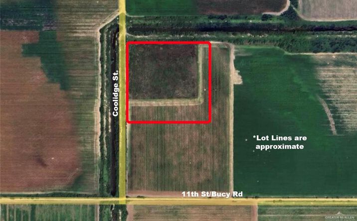 Pictures of Land property located at 9.85 AC Coolidge Street, Hargill, TX 78549 for sales - image #1