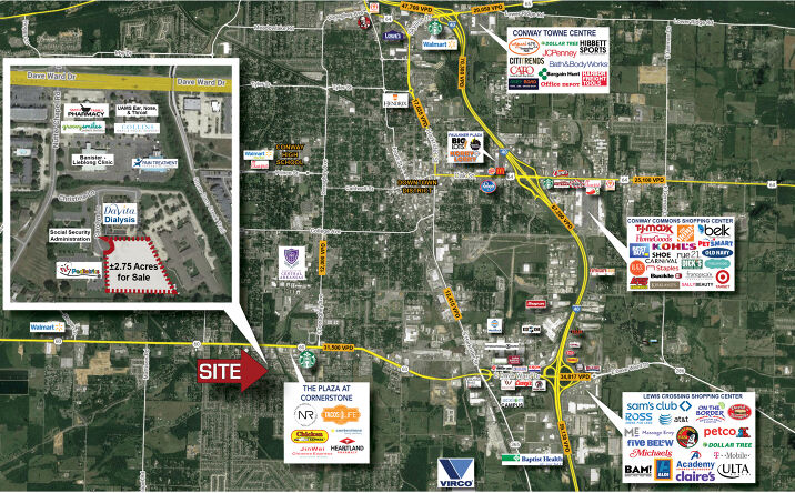 Pictures of Land property located at 940 Carolyn Ln, Conway, AR 72034 for sales - image #1