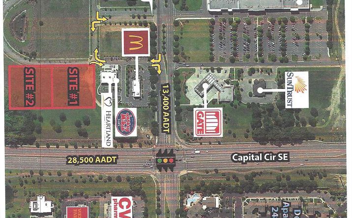 Pictures of Retail, Land property located at Capital Cir & Blair Stone Rd, Tallahassee, FL 32311 for sales - image #1