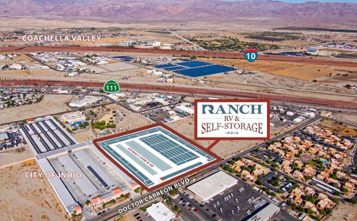 Pictures of Industrial, Land, Self Storage property located at 83734 Dr Carreon Blvd, Indio, CA 92201 for sales - image #1