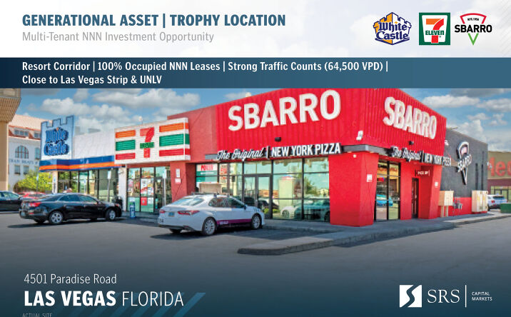 Pictures of Retail property located at 4501 Paradise Rd, Las Vegas, NV 89119 for sales - image #1