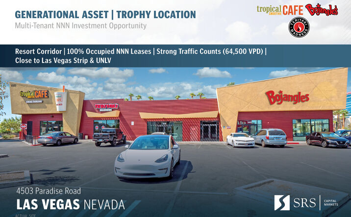 Pictures of Retail property located at 4503 Paradise Road, Las Vegas, NV 89119 for sales - image #1