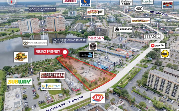 Pictures of Retail property located at 6324 International Dr, Orlando, FL 32819 for sales - image #1