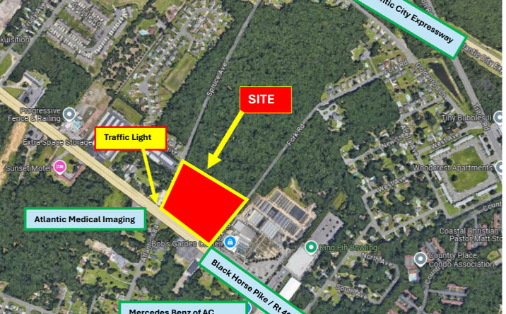 Pictures of Land property located at 6602 Black Horse Pike, Egg Harbor Township, NJ 08234 for sales - image #1
