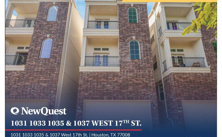 Pictures of Multifamily property located at 1031 W 17th St, Houston, TX 77008 for sales - image #1