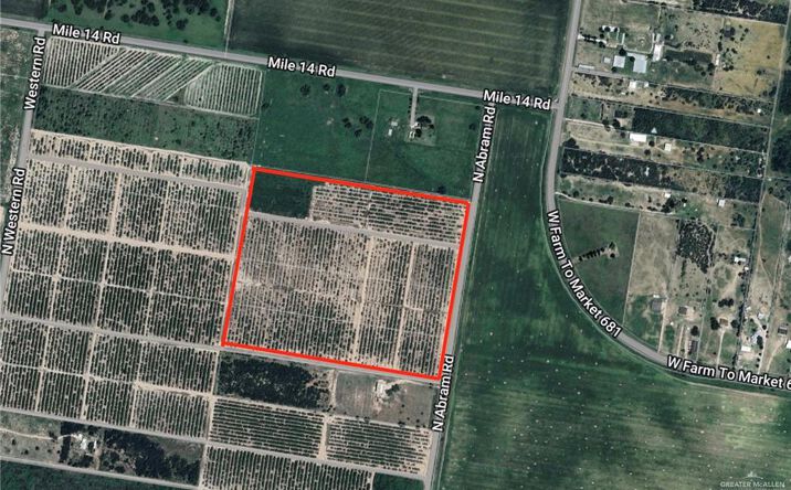 Pictures of Land property located at 00 N Abram Road, Mission, TX 78573 for sales - image #1