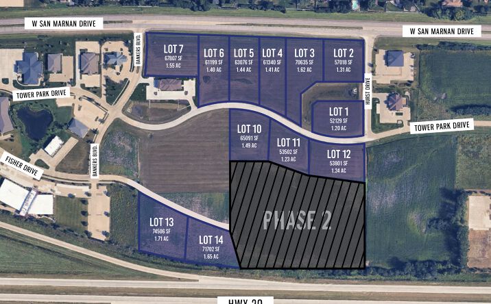 Pictures of Land property located at Lot 12 San Marnan Drive, Waterloo, IA 50701 for sales - image #1