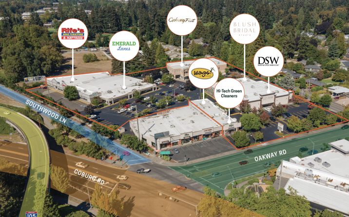 Pictures of Retail property located at 140 Oakway Rd, Eugene, OR 97401, 160 Oakway Rd, Eugene, OR 97401, 170 Oakway Rd, Eugene, OR 97401, 134 Oakway Rd, Eugene, OR 97401 for sales - image #1