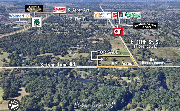 Pictures of Land property located at East 111th St S, Broken Arrow, OK 74011 for sales - image #1