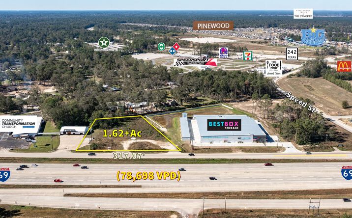 Pictures of Land, Office, Retail property located at 17722 US-59, New Caney, TX 77357 for sales - image #1