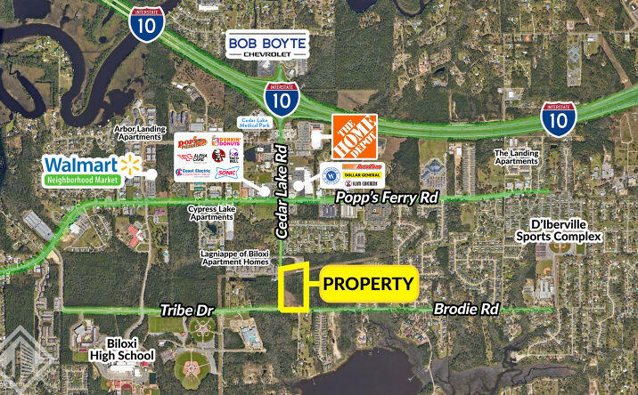 Pictures of Land property located at Brodie Rd, Biloxi, MS 39532 for sales - image #1