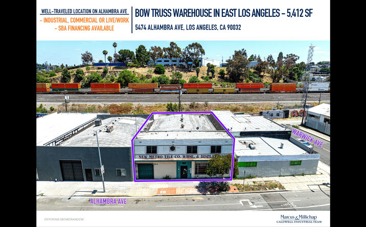 Pictures of Industrial property located at 5474 Alhambra Ave, Los Angeles, CA 90032 for sales - image #1